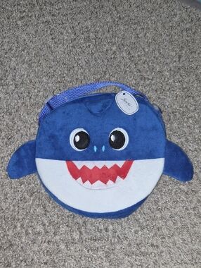 Kids Baby Shark Plush Crossbody Bag